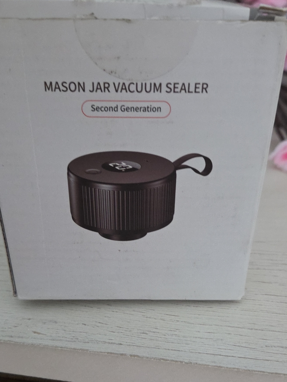 Mason Jar Vacuum Sealer - Black